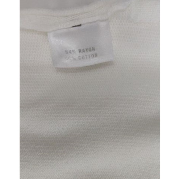 St. John Sport Small White V Neck Tank Top - Picture 6 of 6